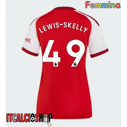 Arsenal Myles Lewis-Skelly #49 Prima Maglia Femmina 2026-27 Manica Corta